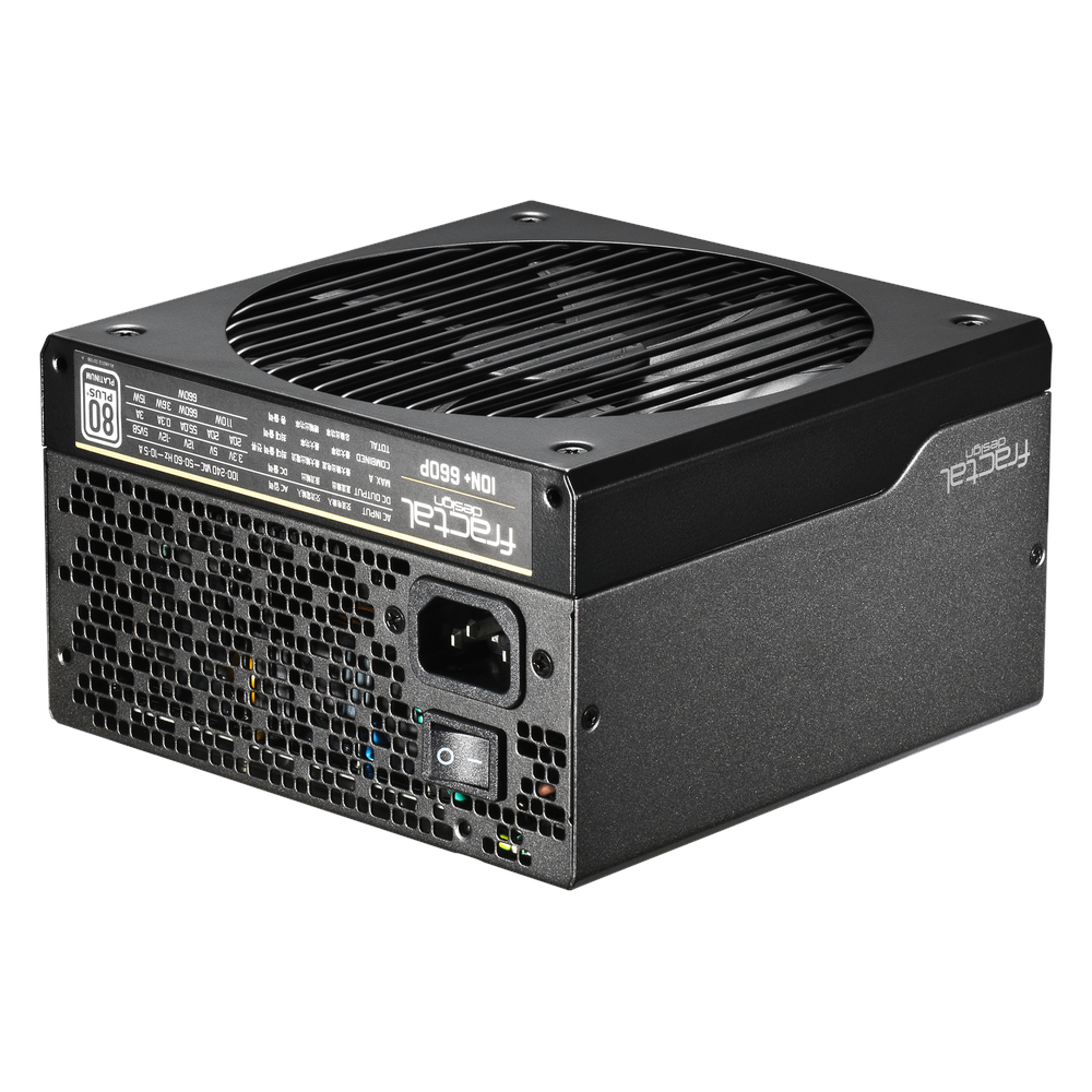 POWER SUPPLY 660W FRACTAL DESIGN PLATINUM-ION PLUS 760P | FD-PSU-IONP-660P-BK-U