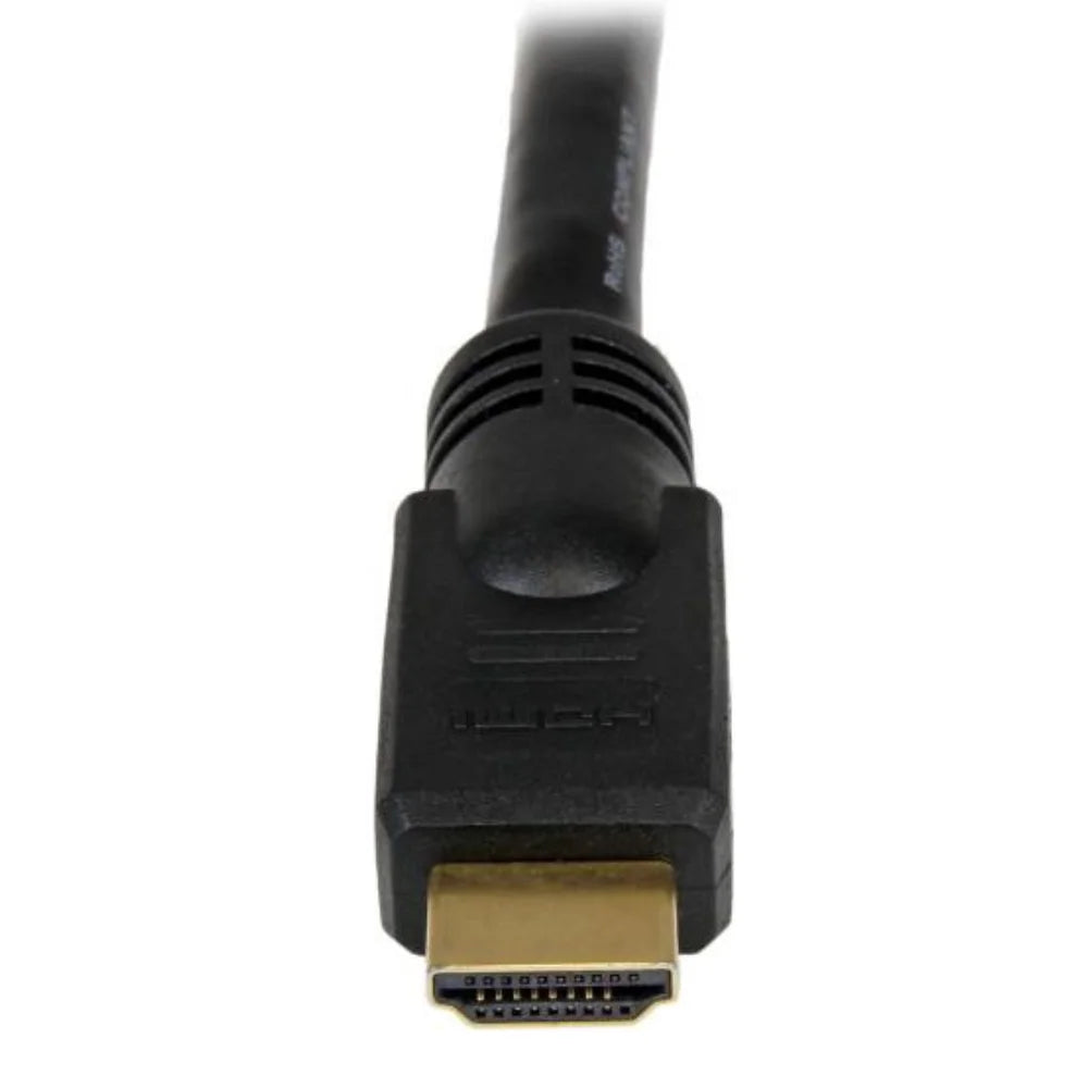 G-MAX 20M High Speed HDMI 1.4V Cable, Gold Plated Connector, RoHS Certified, PVC Jacket, Ferrite Cores, Black | GMHD20M1-4V
