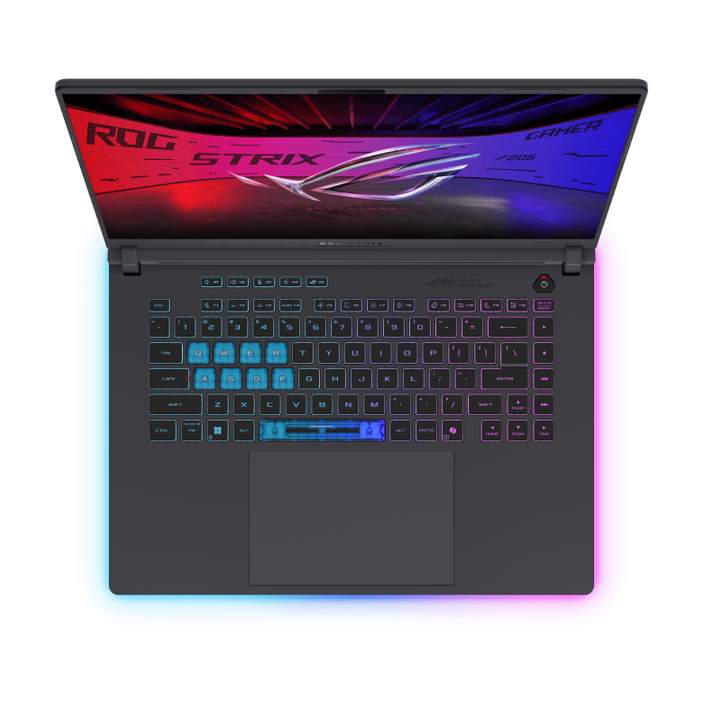 Asus ROG Strix G16 Gaming Laptop, 8GB NVIDIA GeForce RTX 5050 Graphics, Intel Core i7 14650HX Processor, 16 GB RAM, 1TB SSD, 16" FHD+ 165Hz Display, Windows 11 Home, English & Arabic Keyboard, Eclipse Gray, 1 Year Warranty | G615JHR-1SG7821W