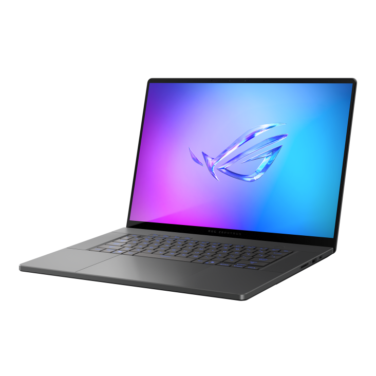 Asus ROG Zephyrus G16 Gaming Laptop, 8GB NVIDIA GeForce RTX 5060 Graphics, AMD Ryzen AI 7 350 Processor, 32GB RAM, 1TB SSD, 16" 2.5K 240Hz OLED Display, Windows 11 Home, English & Arabic Keyboard, Eclipse Gray, 1 Year Warranty | GA605KM-AI-OLED132W