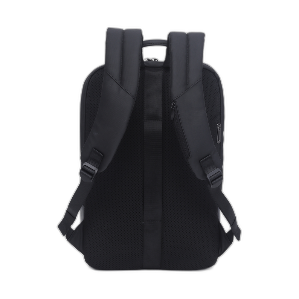 Genuine Rock Laptop Backpack, Fits up to 16” Laptops, High-Quality Polyester, Water-Resistant Fabric, Carry Strap, Black, 1 Year Warranty | GN-B230817BK