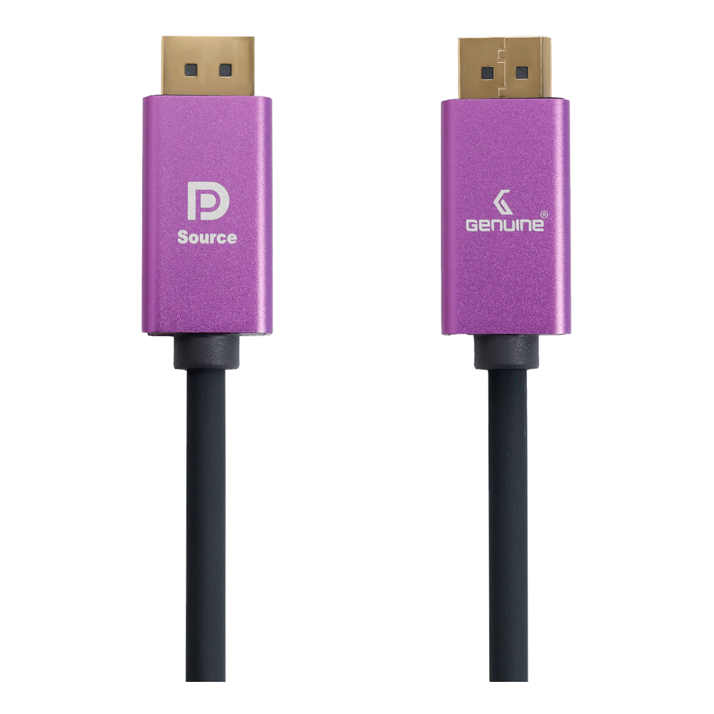 Genuine DP To DP Cable, Version 2.0, Cable Length 1.8M, Supports 4K@144Hz, 1 Year Warranty | GN-DP18M20V