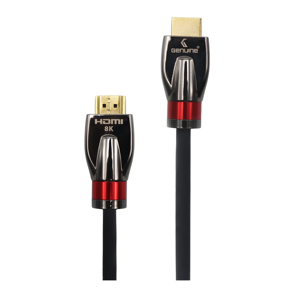 Genuine HDMI To HDMI Cable, Version 2.1, Supports 8K, Cable Length 1.8M, 2 x Ferrite Cores, 1 Year Warranty | GNHD18M21V