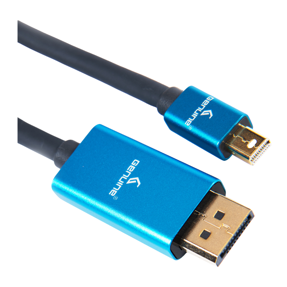 Genuine Mini DP To DP (Display Port) Cable, Version 1.1, Supports 1080p, Cable Length 1.8M, 1 Year Warranty | GNMNDP2DP18M