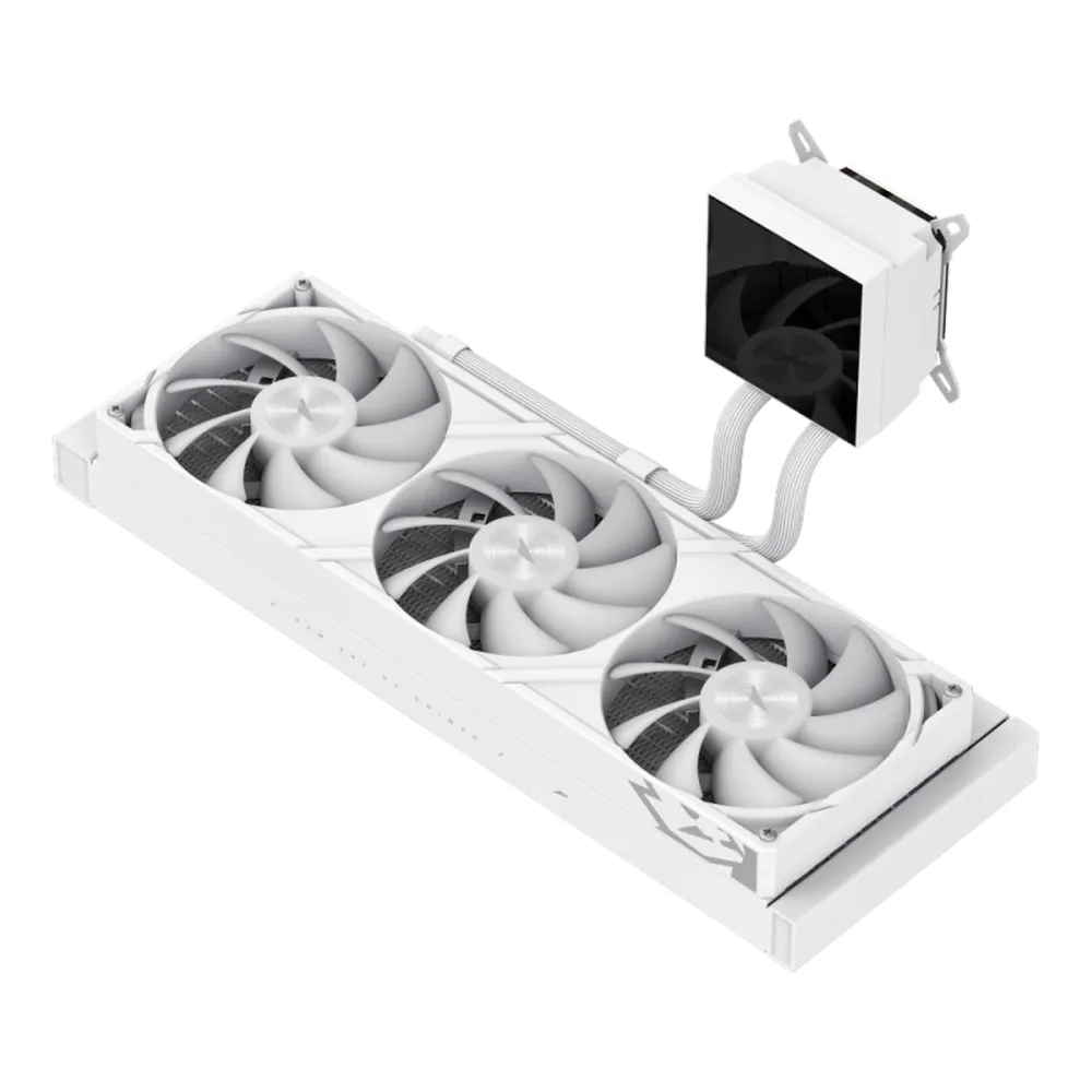 Gamemax-Glacier-360-White-LCD-AIO-Liquid-CPU-Cooler-GLACIER360-W