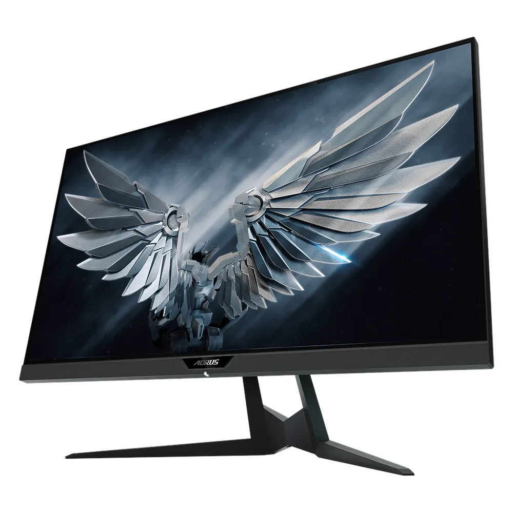 Gigabyte AORUS FI27Q-P Gaming Monitor, 27" 2K (2560 x 1440) Resolution, 165Hz, Anti-glare, 1ms (MPRT) Response Time, HDMI, DP, Fully Adjustable Stand, Black, 1 Year Warranty | FI27Q-P
