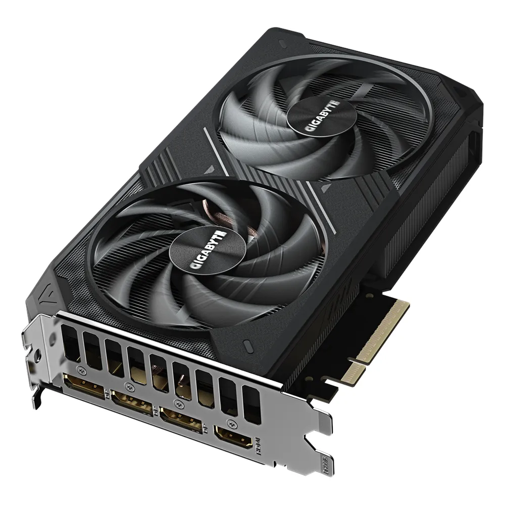 Gigabyte WINDFORCE GeForce RTX 5060 Ti Graphics Card, GDDR7 8GB 128-bit Memory, HDMI 2.1b & DP 2.1b Outputs, PCI Express 5.0, 2572 MHz Core Clock, 28 Gbps Memory Clock, Dual RGB Windforce Hawk Fans, 1 Year Warranty | GV-N506TWF2-8GD