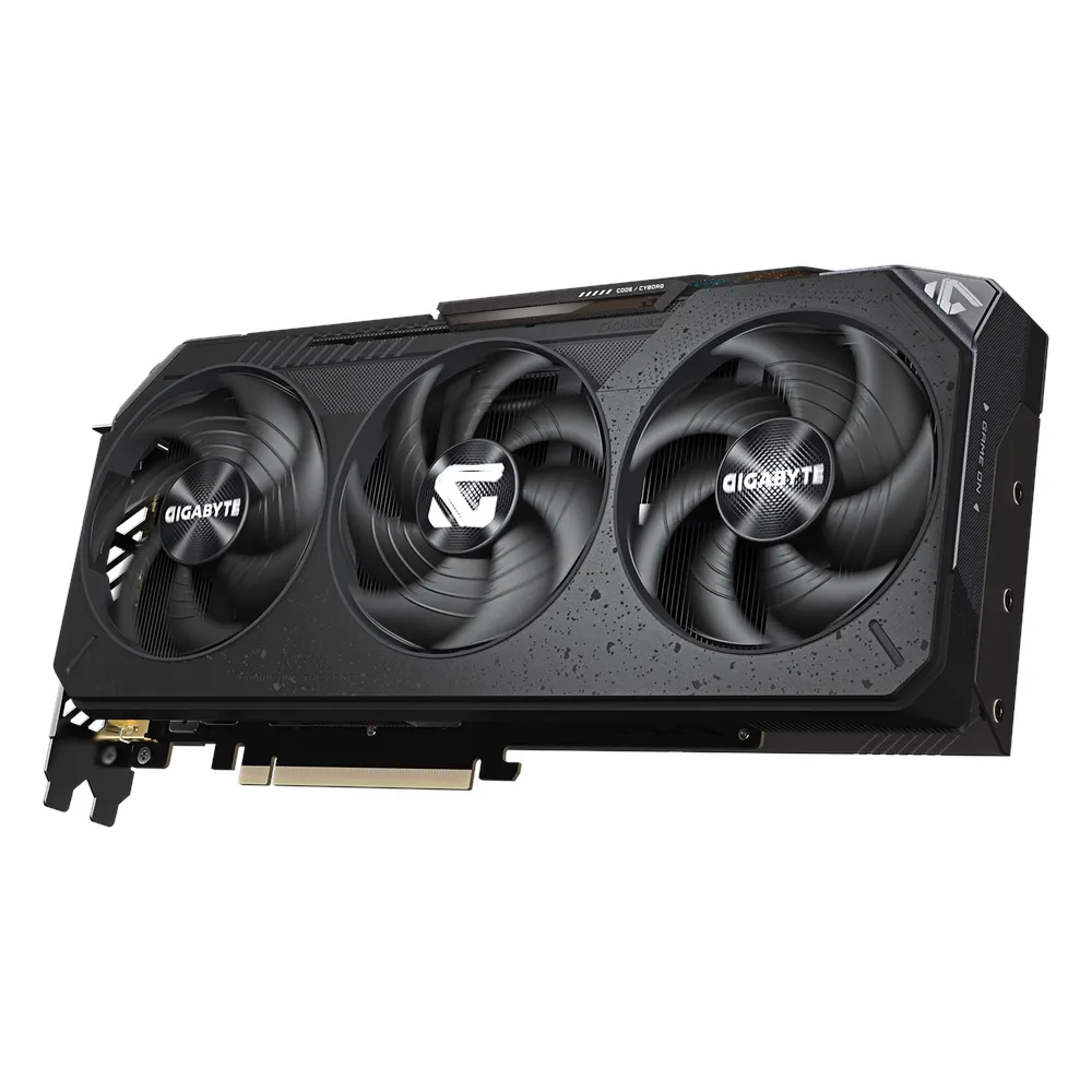 Gigabyte GAMING OC AMD Radeon RX 9070 Graphics Card, GDDR6 16GB 256-bit Memory, HDMI 2.1b & DP 2.1a Outputs, PCI Express 5.0, 2700 MHz Boost Clock, 20 Gbps Memory Clock, Triple Fan Windforce Cooling System, 1 Year Warranty | GV-R9070GAMING-OC-16G
