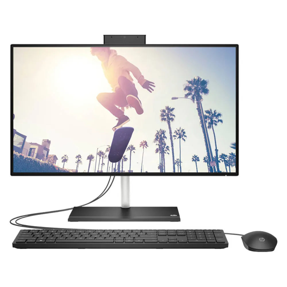 HP 24-CB1026NH All-in-One Desktop PC, Intel Core i5-1235U Processor, 8GB RAM, 512GB SSD, 24” FHD Display, DOS, English Keyboard, Mouse Included, 1 Year Warranty | 6V340EA
