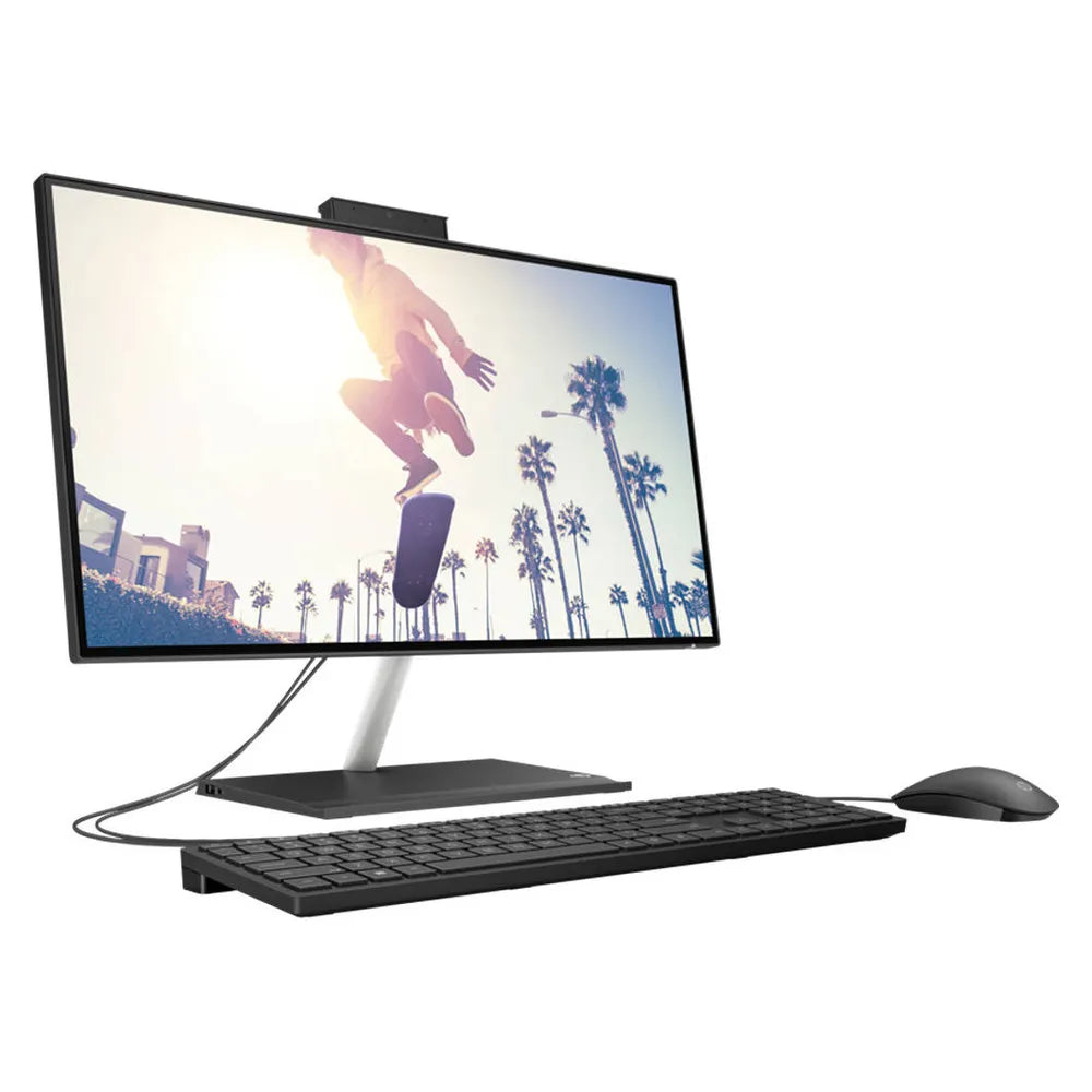 HP 24-CB1026NH All-in-One Desktop PC, Intel Core i5-1235U Processor, 8GB RAM, 512GB SSD, 24” FHD Display, DOS, English Keyboard, Mouse Included, 1 Year Warranty | 6V340EA