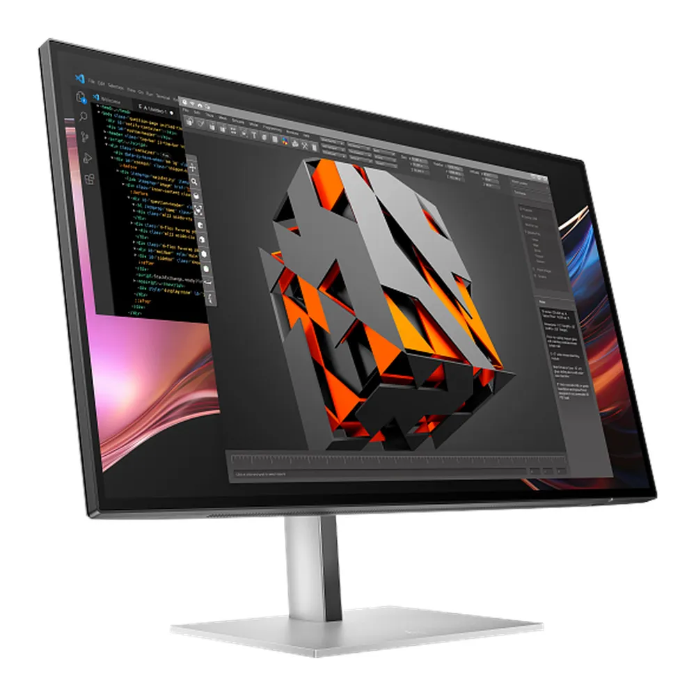 HP Series 7 Pro 727pu QHD Monitor, 27" QHD (2560 x 1440) Resolution, 120Hz, Anti-glare, 5ms (GtG) Response Time, Thunderbolt 4, HDMI, DisplayPort, Tilt/Pivot/Swivel/Height Adjustable Stand, Black, 3 Year Warranty | 8J9E6UT