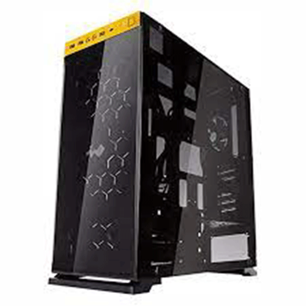 ATX CASE IN WIN 805 GOLD/BLACK ALUMINUM MID TOWER | INWC-805-GOLD