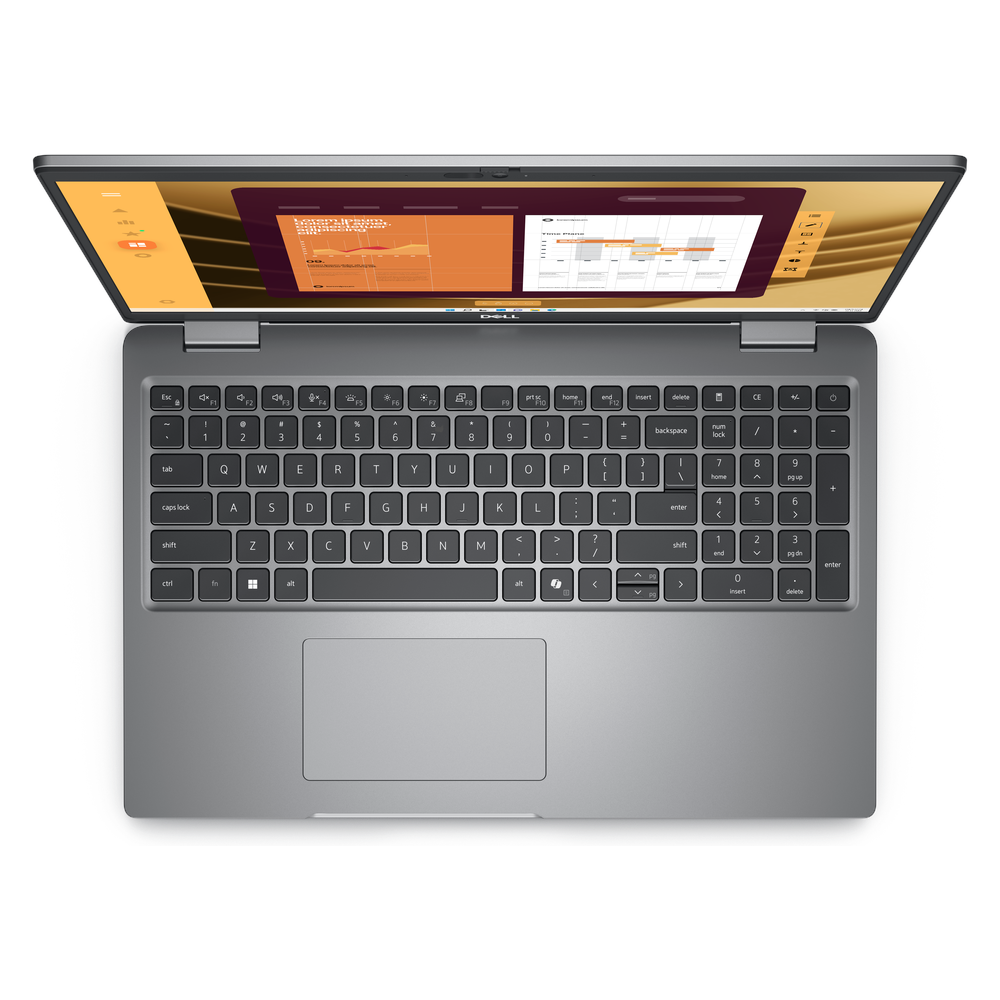 Dell Latitude 5550 Laptop, Intel Core Ultra 5 125U Processor, 16GB RAM, 512GB SSD, 15.6" FHD Display, DOS, English & Arabic Backlit Keyboard, 1 Year Warranty | L-5550-U5-16-512-DOS-ARB