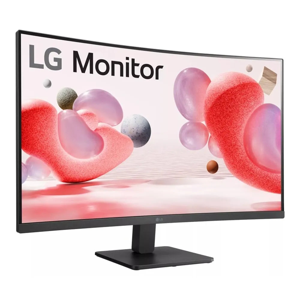 LG 32MR50C-BAMAQ Curved Monitor, 32" FHD (1920 x 1080) Resolution, 100Hz, Anti-glare, 5ms (GtG) Response Time, HDMI, VGA, FreeSync, Tilt Adjustable Stand, Black, 1 Year Warranty | 32MR50C-BAMAQ
