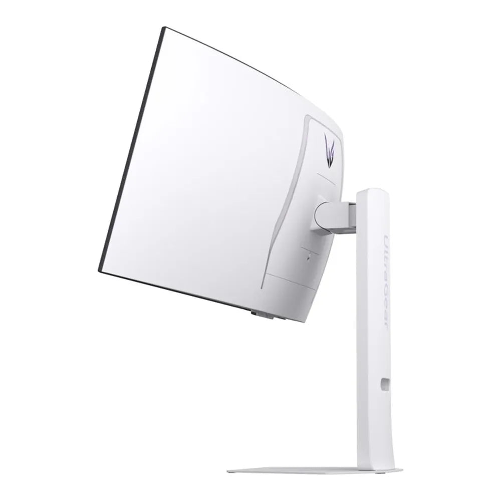 LG UltraGear 34GX90SA-WAM Curved SMART OLED Gaming Monitor, 34" WQHD (3440 x 1440) Resolution, 240Hz, Anti-glare, 0.03ms (GtG) Response Time, HDMI, DisplayPort, USB-C (65W PD), G-SYNC Compatible, Smart TV OS, White, 1 Year Warranty | 34GX90SA-WAM