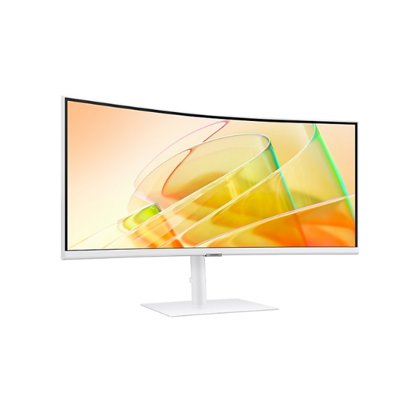 Samsung LS34C650TAMXUE 34" ViewFinity S6 S65TC UWQHD(3440 x 1440) Curved Monitor, HDMI, DP, Height/Tilt/Swivel, Warm White, Adjustable, 3 Year Warranty | LS34C650TAMXUE