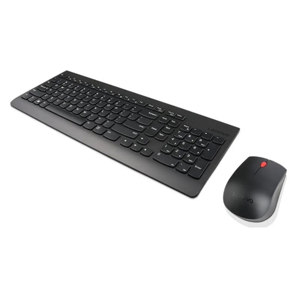 Lenovo 510 Wireless Keyboard & Mouse Combo, 2.4Ghz Wireless Nano Reciever, 3-Zone Keyboard Layout, 1200 DPI Optical Mouse Sensor, Up to 12 months Battery Life, Black, 1 Year Warranty | GX30N81779
