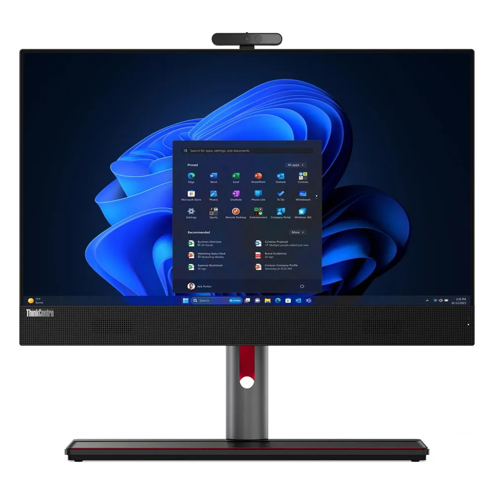 Lenovo ThinkCentre M90a Gen 5 All-in-One Desktop PC, Intel Core i7-14700 Processor, 16GB RAM, 512GB SSD, 23.8” FHD Display, Windows 11 Pro, English & Arabic Keyboard, Mouse Included, 3 Year Warranty | 12SL0009GR