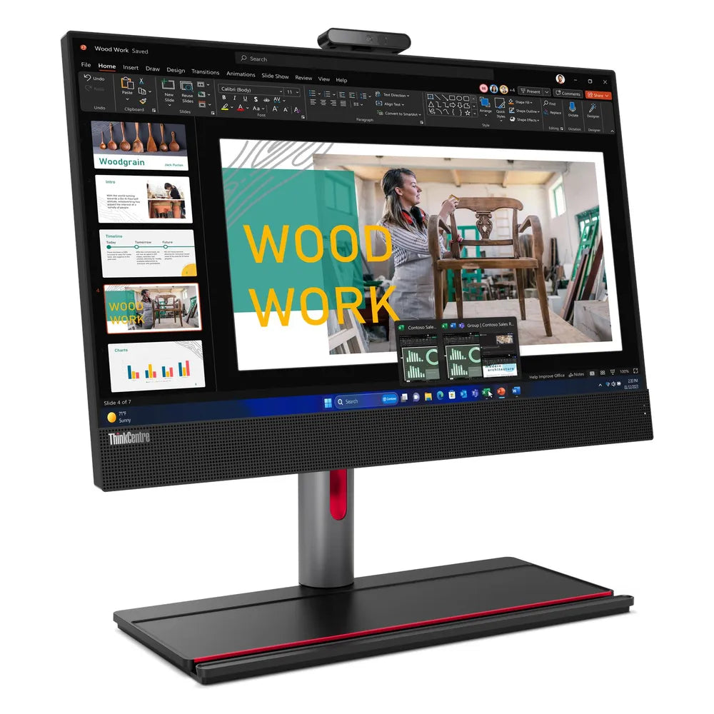 Lenovo ThinkCentre M90a Gen 5 All-in-One Desktop PC, Intel Core i7-14700 Processor, 16GB RAM, 512GB SSD, DVD±RW Optical Drive, 23.8” FHD Display, Windows 11 Pro, English Keyboard, Mouse Included, 1 Year Warranty | 12SL0009GP