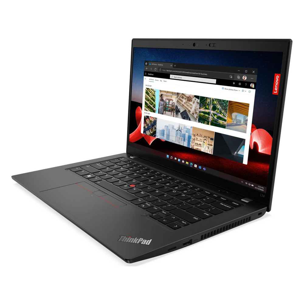 Lenovo ThinkPad L14 Gen 4 Laptop, Intel Core i7-1355U Processor, 16GB RAM, 512GB SSD, 14" FHD Display, DOS, English & Arabic Backlit Keyboard, 3 Year Warranty | 21H1S1DV00