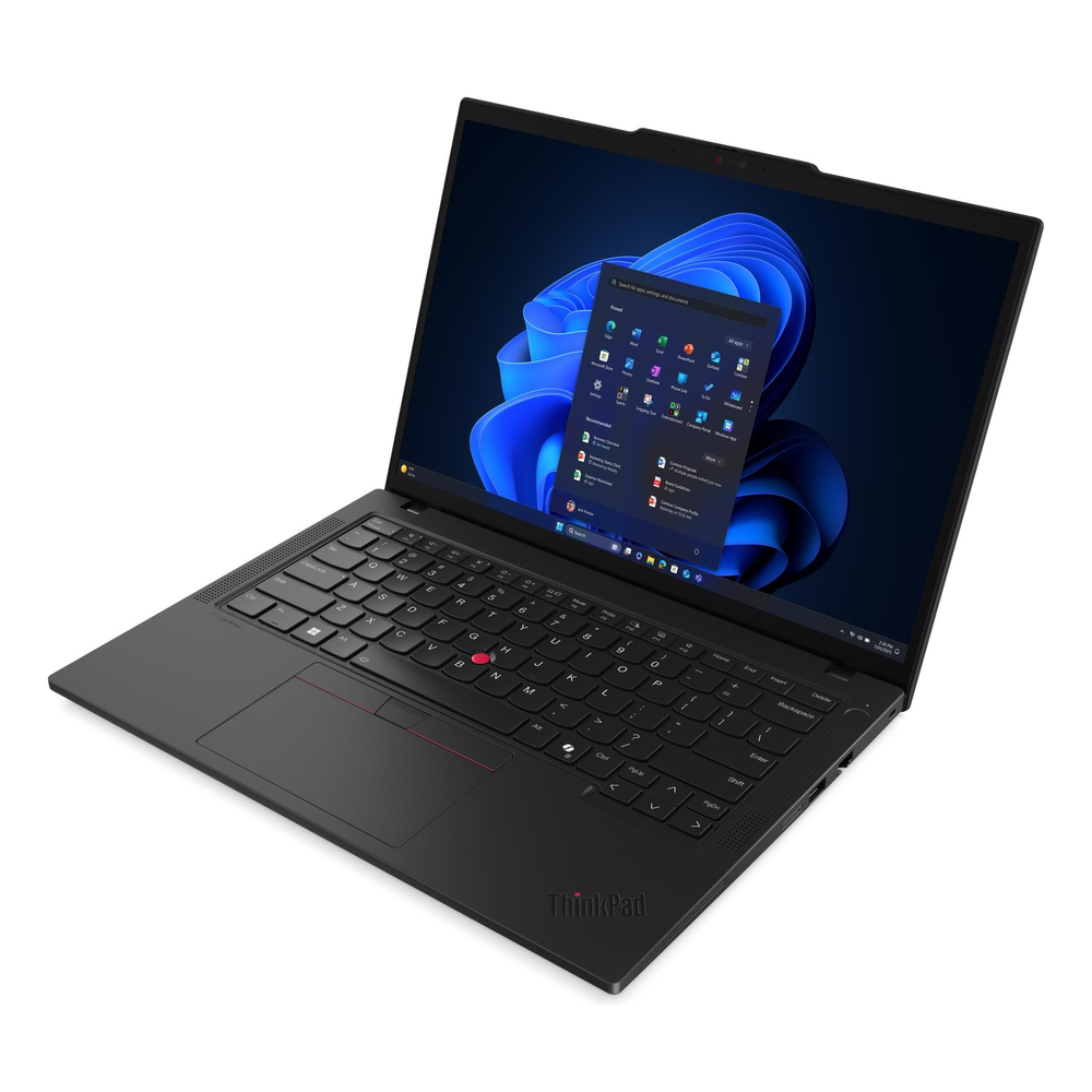 Lenovo ThinkPad T14 Gen 6 Laptop, Intel Core Ultra 7 255U Processor, 16GB RAM, 512GB SSD, 14" WUXGA Display, Windows 11 Pro, English & Arabic Backlit Keyboard, Black, 3 Year Warranty | 21QCS03100