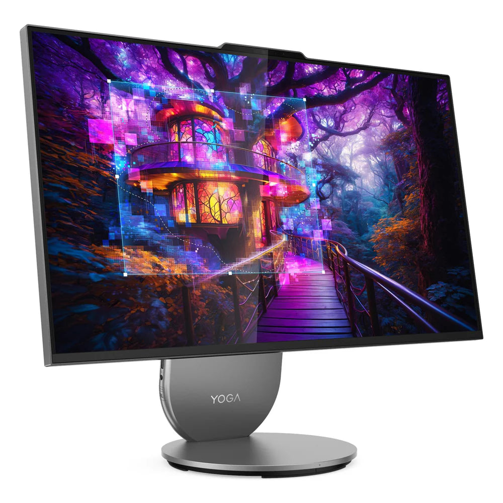 Lenovo Yoga 27IAH10 All-in-One Desktop PC, Intel Core Ultra 9 285H Processor, 32GB RAM, 1TB SSD, 6GB RTX 4050 Graphics, 27” QHD 120Hz Display, Windows 11 Pro, English & Arabic Keyboard, Mouse Included, 1 Year Warranty | F0J2001UAX