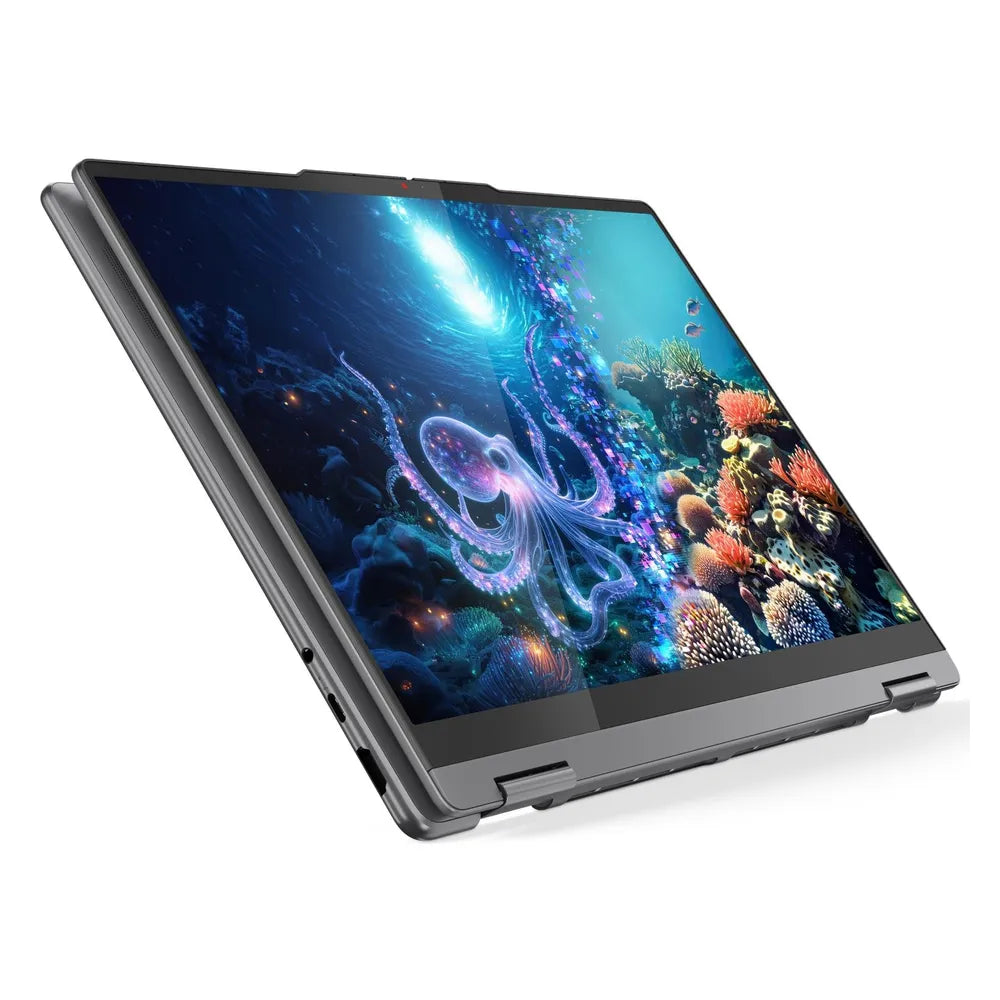 Lenovo Yoga 7 2-in-1 14ILL10 Laptop, Intel Core Ultra 7 258V Processor, 32GB RAM, 1TB SSD, 14" 2.8K OLED Touch Display, Windows 11 Home, English & Arabic Backlit Keyboard, 2 Year Warranty | 83JQ003TAX