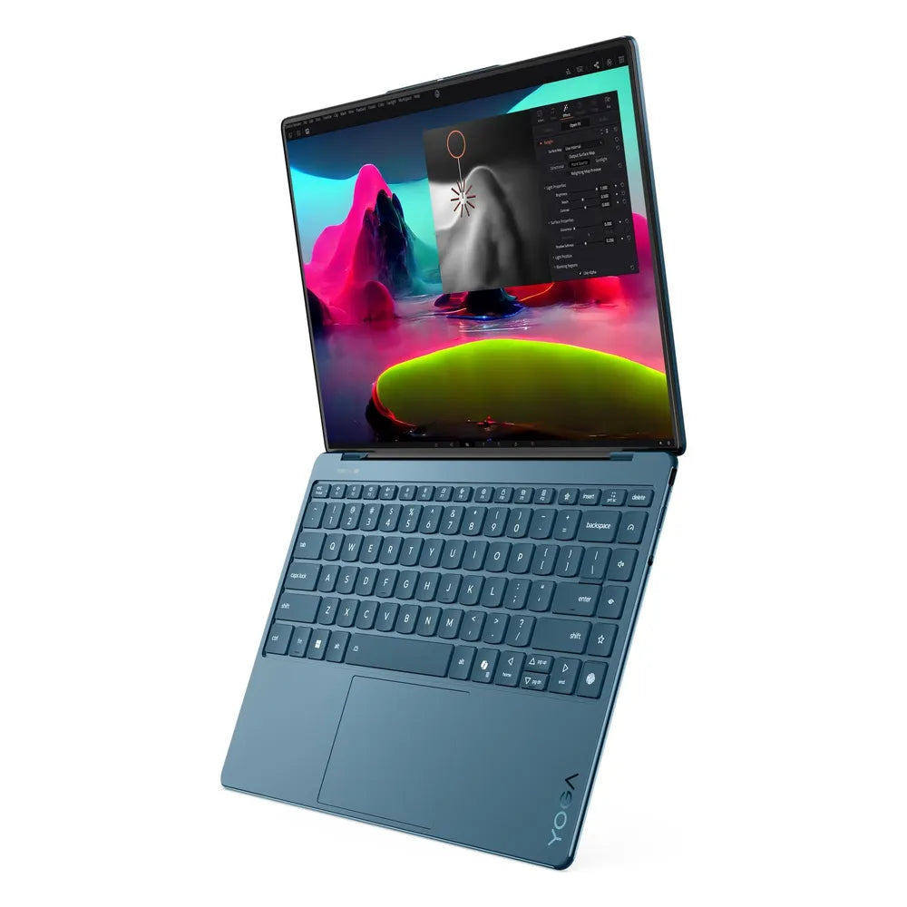 Lenovo Yoga Slim 9 14ILL10 Laptop, Intel Core Ultra 7 258V Processor, 32GB LPDDR5x RAM, 1TB SSD, Integrated Intel Arc Graphics 140V, 14" 4K 120Hz OLED Touch Display, Windows 11 Home, Backlit English & Arabic Keyboard, 2 Year Warranty | 83CX000MAX