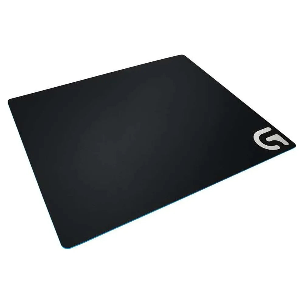 Logitech G240 Gaming Mouse Pad, Large Size, Cloth Surface, Anti-Slip Base, Consistent Texture, Moderate Surface Friction, Black, 1 Year Warranty | 943-000785