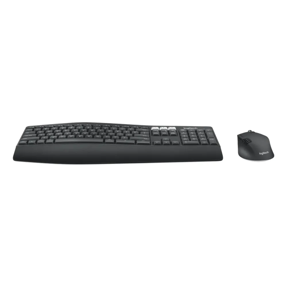 Logitech MK850 Wireless Keyboard & Mouse Combo, 2.4Ghz Wireless Reciever, Bluetooth, 100% Keyboard Layout, 1000 DPI Logitech Advanced Optical Mouse Sensor, Up to 36 months Battery Life, Black, 1 Year Warranty | 920-010568