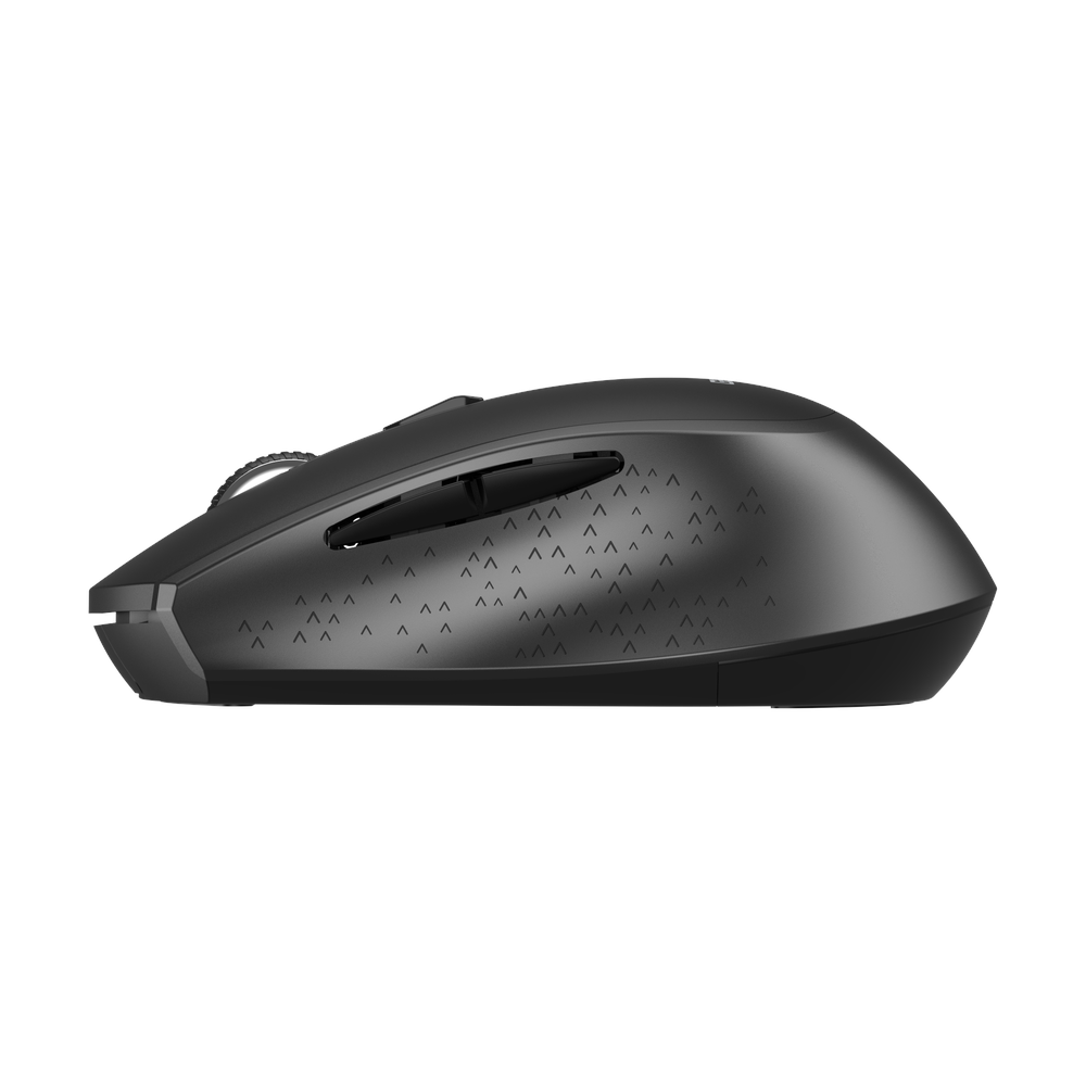 Genuine M7097 BG Wireless Mouse, 1200 DPI Optical Sensor with Precise Tracking, Ergonomic Design, USB 2.0, Compatible with Windows, Mac OS & Linux, Black/Grey, 1 Year Warranty | M7097 BG