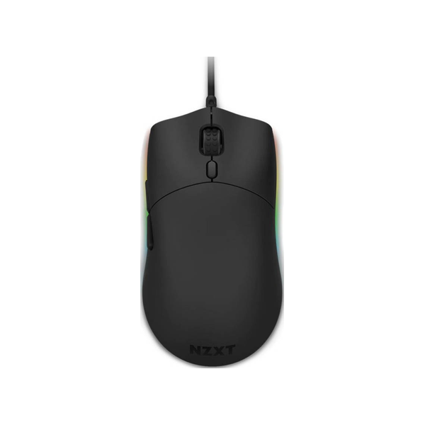 NZXT Lift Ambidextrous Wired Gaming Mouse, 2m USB 2.0 Cable, 6 Buttons, Omron Mechanical Switches, 16000 DPI Optical Sensor, Black, 1 Year Warranty | MS-1WRAX-BM