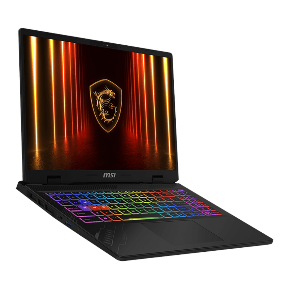 MSI Crosshair 16 HX AI D2XWFKG Gaming Laptop, Intel Core Ultra 7 255HX Processor, 16GB RAM, 1TB SSD, 8GB Nvidia RTX 5060 Graphics, 16” QHD+ 240Hz Display, Windows 11 Home, English & Arabic RGB Backlit Keyboard, 2 Year Warranty | 9S7-15P421-220