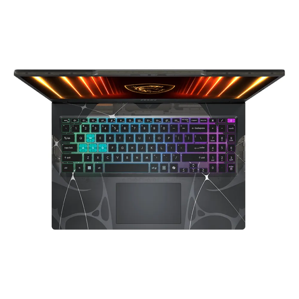 MSI Cyborg 15 B2R AI-Powered Gaming Laptop, Intel Core 7 240H Processor, 16GB RAM, 512GB SSD, 8GB Nvidia RTX 5060 Graphics, 15.6" FHD 144Hz Display, Windows 11 Home, 4-Zone RGB Backlit Keyboard, 2 Year Warranty | 9S7-15Q342-615