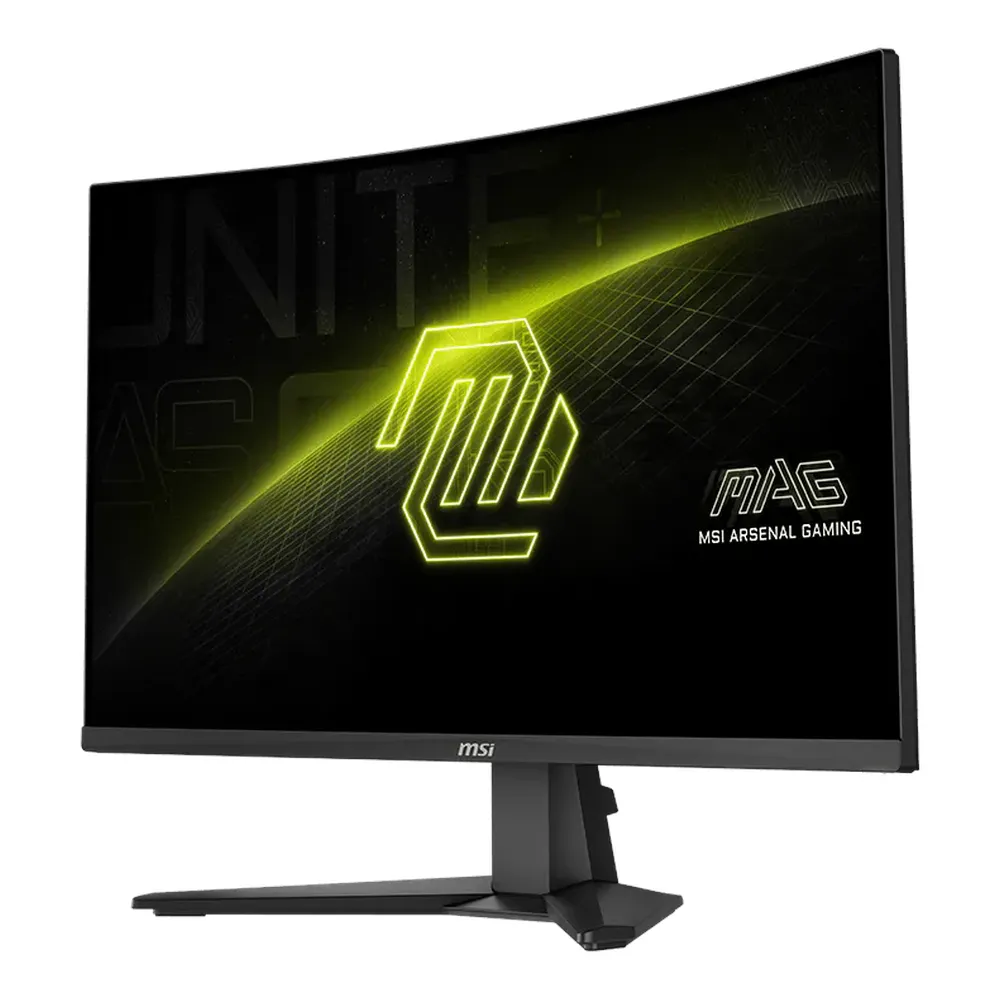 MSI MAG 276CF E2 27" Curved FHD Gaming Monitor, VA Panel, 1920 x 1080 Resolution, 200Hz Refresh Rate, 0.5ms Response Time, AMD FreeSync Premium, HDMI, DisplayPort, Black, 1 Year Warranty | 9S6-3CE11M-030