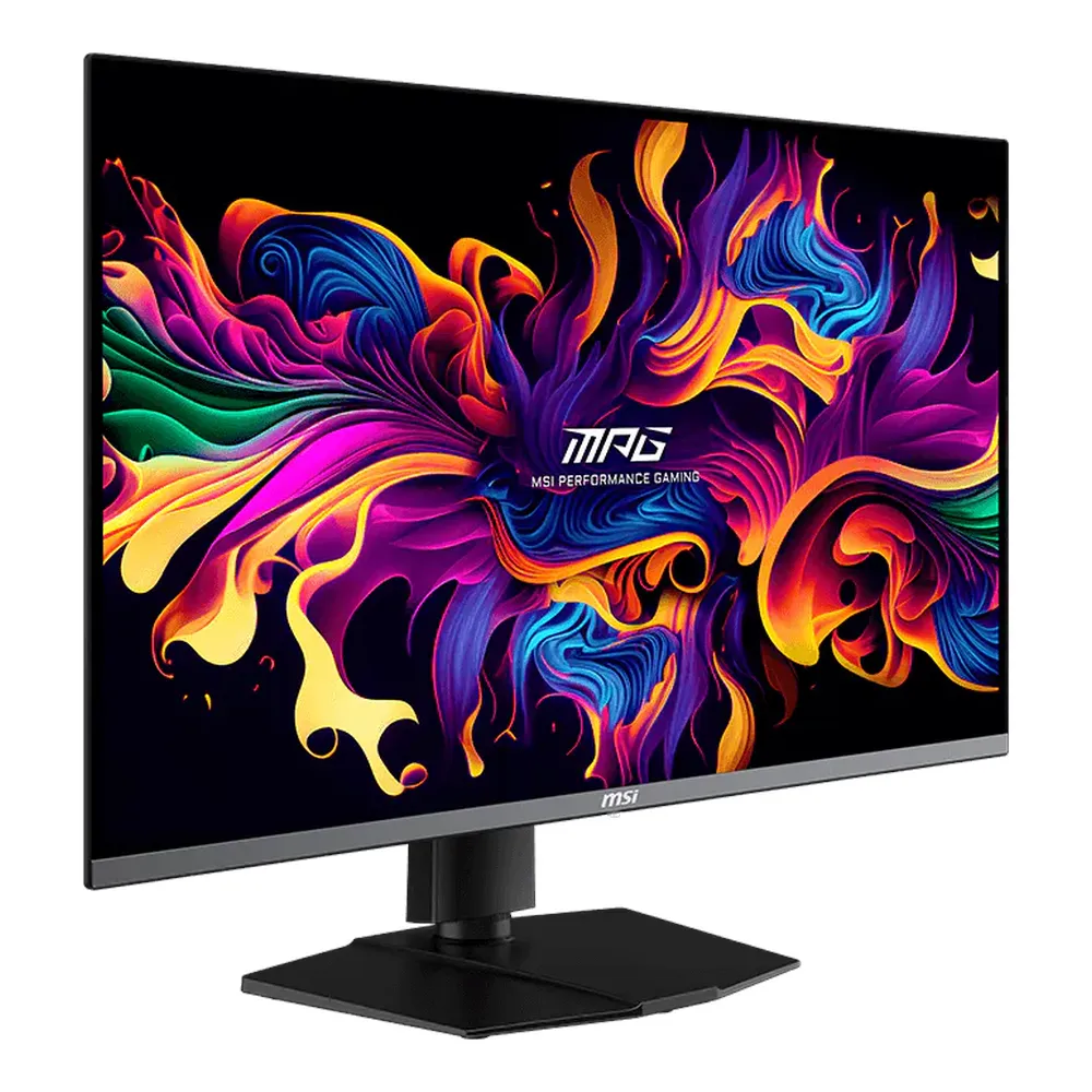 MSI MPG 321URX QD-OLED Gaming Monitor, 32" 4K UHD (3840 x 2160) Resolution, 240Hz, QD-OLED Panel, 0.03ms (GtG) Response Time, HDMI 2.1, DisplayPort, USB-C (90W PD), Tilt/Swivel/Height Adjustable Stand, Black, 3 Year Warranty | 9S6-3DD29A-011