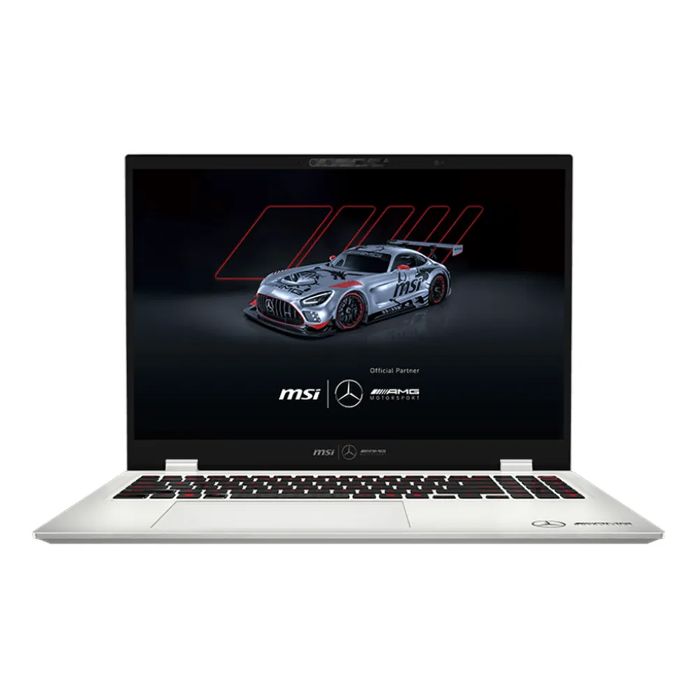 MSI Mercedes AMG B2VMG Copilot+ Laptop, Intel Core Ultra 9-288V Processor, 32GB RAM, 1TB SSD, 16” UHD+ OLED Display, Windows 11 Home, English & Arabic Backlit Keyboard, Urban Silver, 1 Year Warranty | 9S7-15A352-089