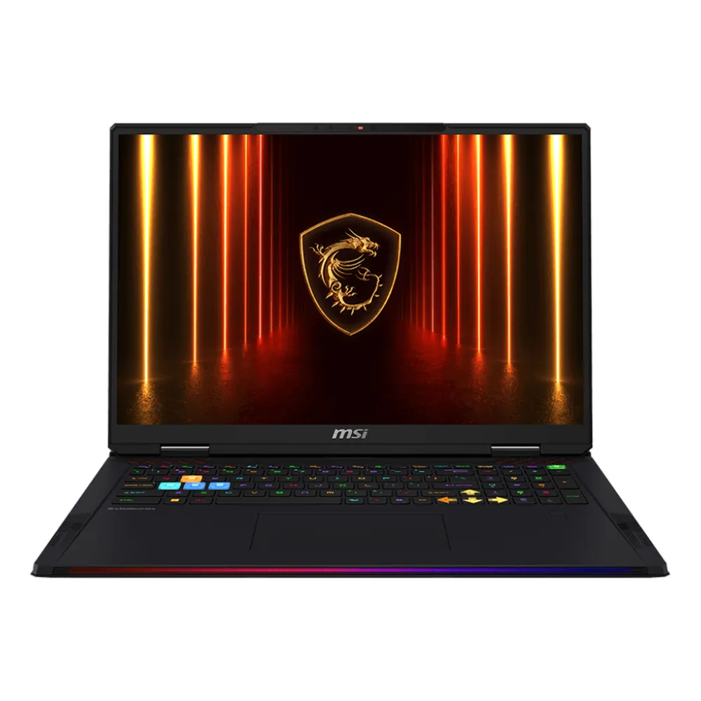 Игровой ноутбук MSI Raider 18 HX AI A2XWJG, процессор Intel Core Ultra 9 275HX, 32 ГБ ОЗУ, 1 ТБ SSD, 18-дюймовый дисплей UHD+ (3840x2400), MiniLED, 120 Гц, Windows 11 Home, англо-арабская RGB-подсветка каждой клавиши, 2 года гарантии | 9S7-17S372-098