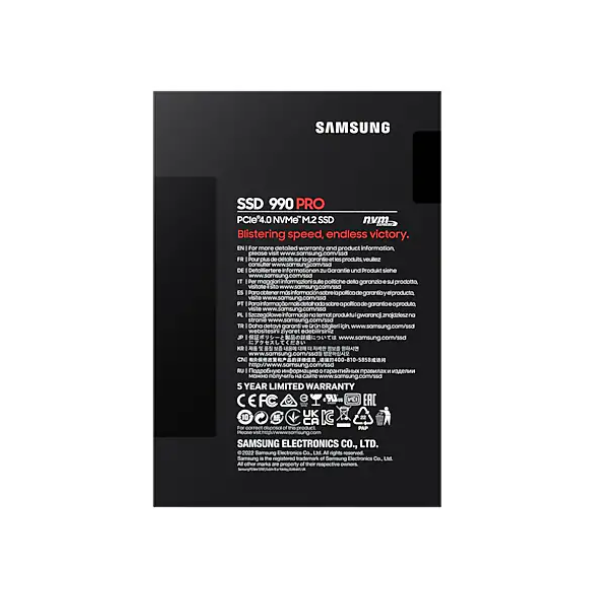 Samsung 990 PRO 4TB M.2 NVMe PCIe 4.0 SSD, 1-Year Warranty | MZ-V9P4T0BW