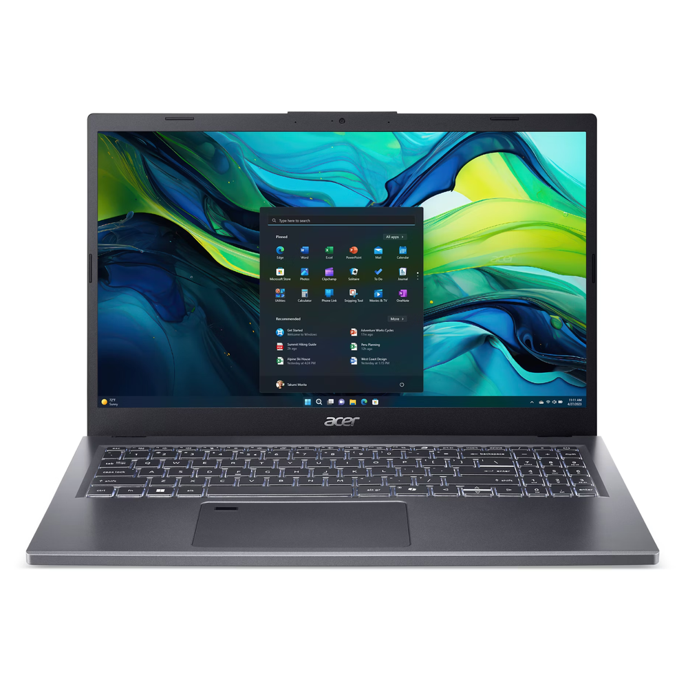 Acer Aspire Intel A15-51M-94UX Laptop, Intel Core i9-13900H Processor, 16GB RAM, 1TB SSD, 15.6" FHD Display, Windows 11 Home, Backlit English & Arabic Keyboard, 1 Year Warranty | NX.JCJEM.003