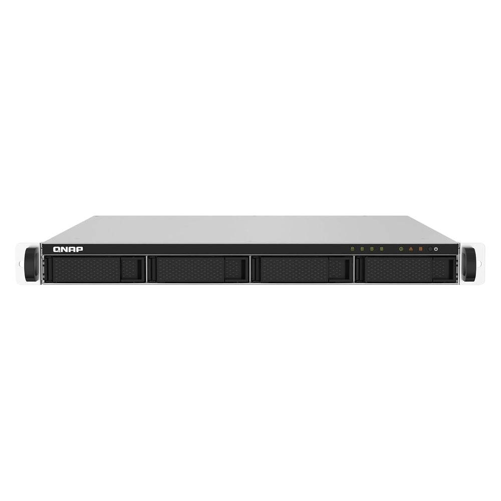QNAP TS-432PXU-RP 4-Bay Rackmount NAS Box, Alpine AL324 Processor, 2GB DDR4 RAM, 2x 2.5GbE & 2x 10GbE SFP+ Ports, Redundant 250W Power Supply, 1 Year Warranty | TS-432PXU-RP-2G
