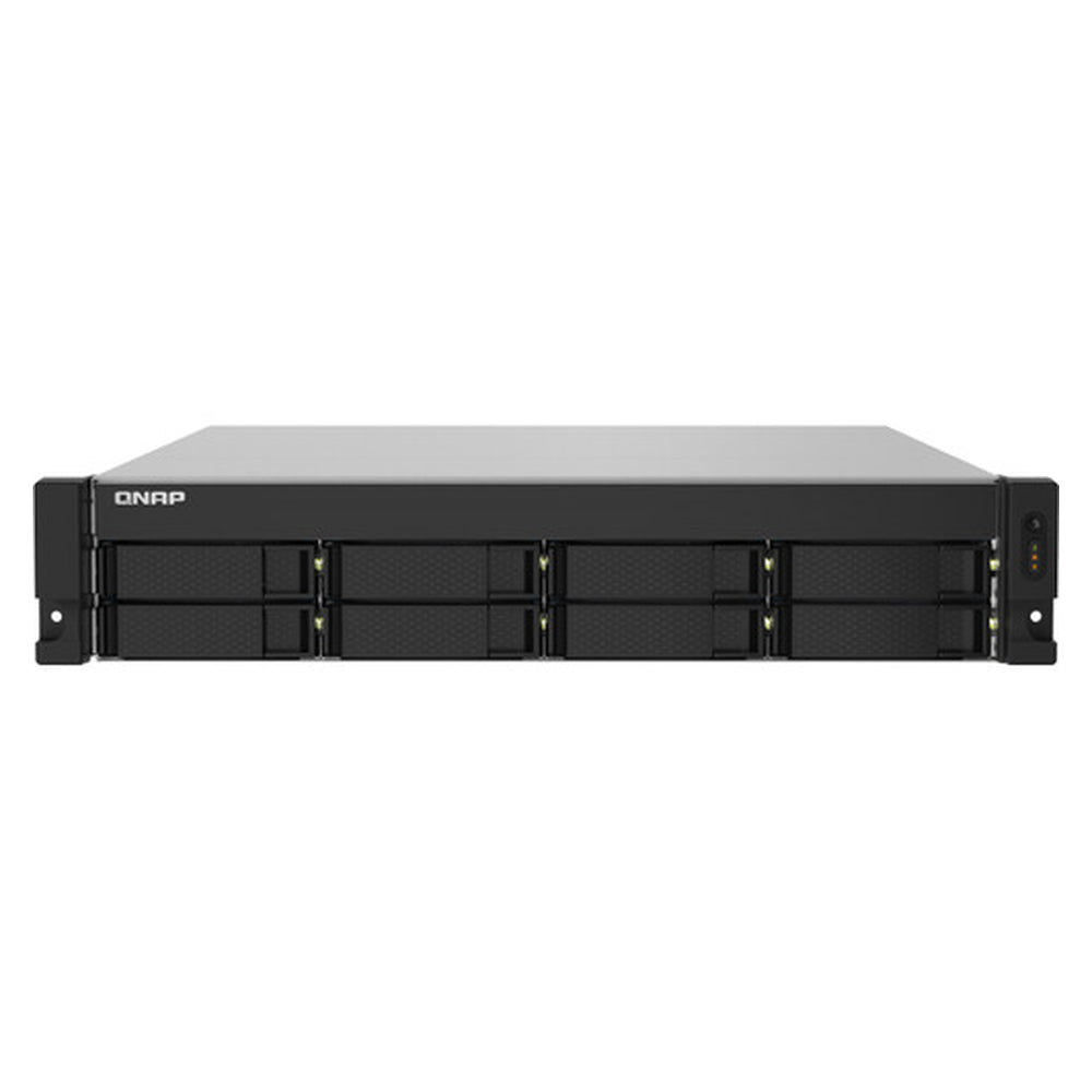 QNAP TS-832PXU-RP 8-Bay Rackmount NAS Box, Alpine AL324 Processor, 4GB DDR4 RAM, 2x 2.5GbE & 2x 10GbE SFP+ Ports, Redundant 250W Power Supply, 1 Year Warranty | TS-832PXU-RP-4G