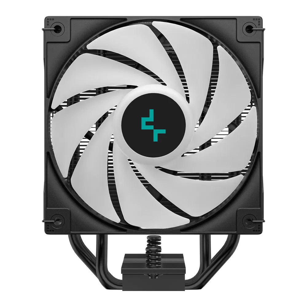 DeepCool AG400 Digital Plus ARGB CPU Cooler, 4 Heatpipes, Real-Time Status Display, Supports Intel, AMD Sockets, Black, 1 Year Warranty | R-AG400-BKADMP-G-1