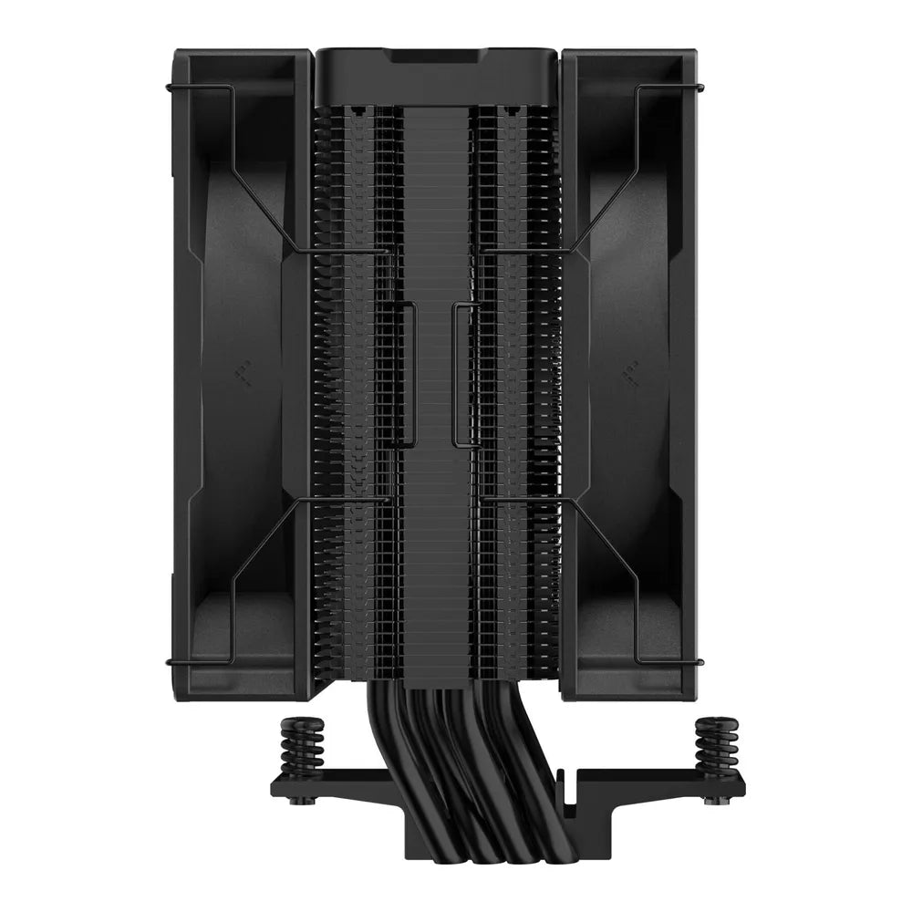 DeepCool AG400 Digital Plus ARGB CPU Cooler, 4 Heatpipes, Real-Time Status Display, Supports Intel, AMD Sockets, Black, 1 Year Warranty | R-AG400-BKADMP-G-1