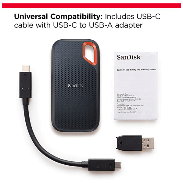 SSD 2TB SANDISK EXTREME PORTABLE | SDSSDE61-2T00-G25