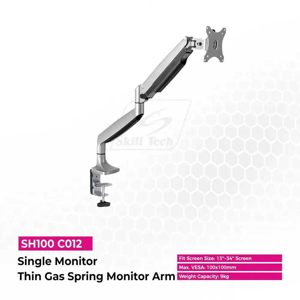 Skill-Tech-Single-Monitor-Gas-Spring-Arm-SH-100C012