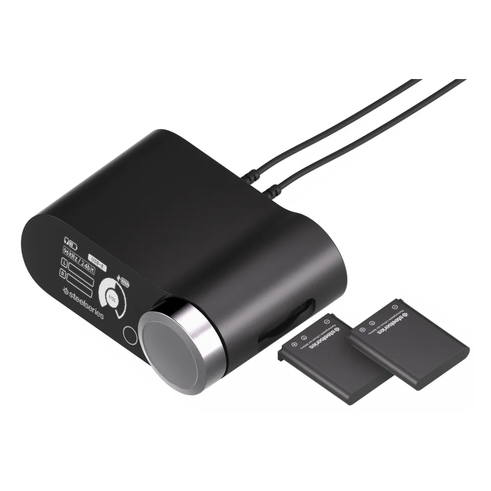 SteelSeries Arctis Nova Pro Wireless Gaming Headphones for PC & PlayStation, 2.4 GHz Wireless, Bluetooth, Over-Ear, Cosed Back, ClearCast Gen 2 Microphone, 40 mm Speaker with Neodymium Magnets, White, 1 Year Warranty | 61524