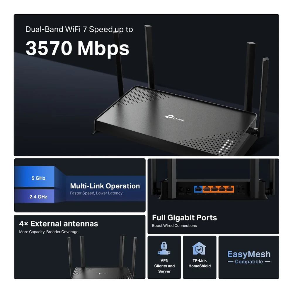TP-Link-Archer-BE220-BE3600-Wi-Fi-7-Router-ARCHER-BE220