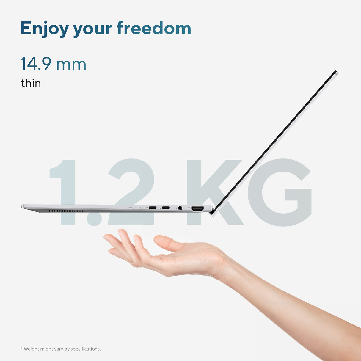 Asus Zenbook 14 Laptop, Intel Core Ultra 9 285H Processor, 32GB RAM, 1TB SSD, Intel Arc Graphics, 14" 3K OLED 120Hz Touch Display, Windows 11 Home, Backlit English & Arabic Keyboard, Ponder Blue, 1 Year Warranty | UX3405CA-SU855W