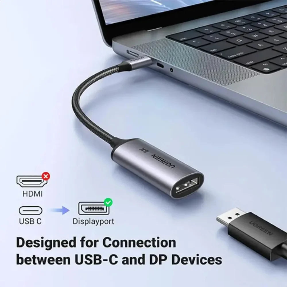 Ugreen-10CM-USB-C-To-DisplayPort-Cable-15575
